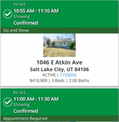 Out Showing Homes in Salt Lake City UT