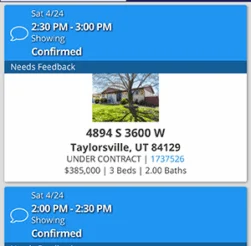 Buyer Showing in Taylorsville UT