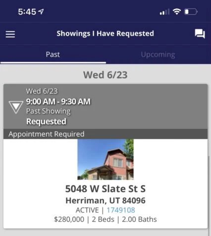 Buyer Showing in Herriman UT