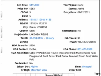 Buyer Showing in Orem UT