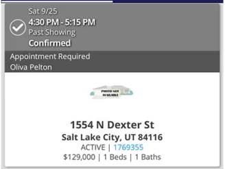 Out Showing Homes in Salt Lake City UT