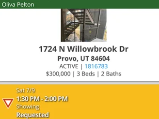 Buyer Showing in Provo UT